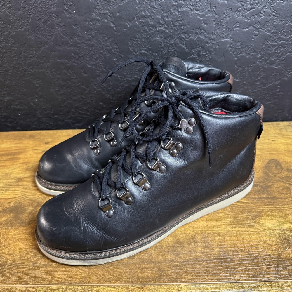 DVS Yodeler Men's Black Leather Snow Boots Size 11 US - Picture 3 of 6